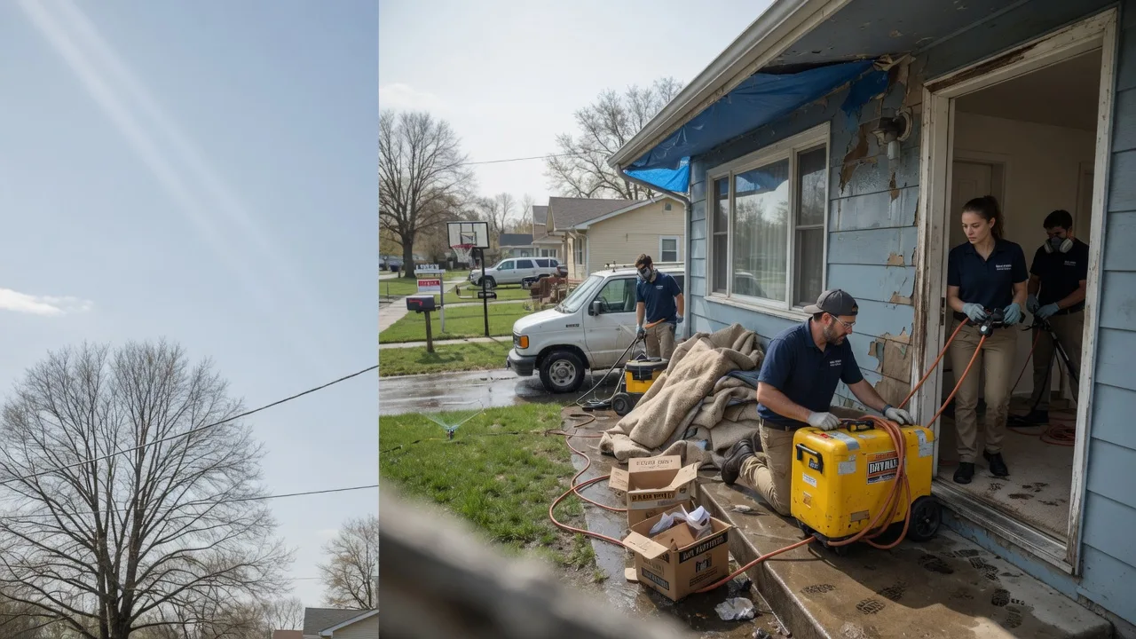 Basement Flood Cleanup in Worthington, IN near me